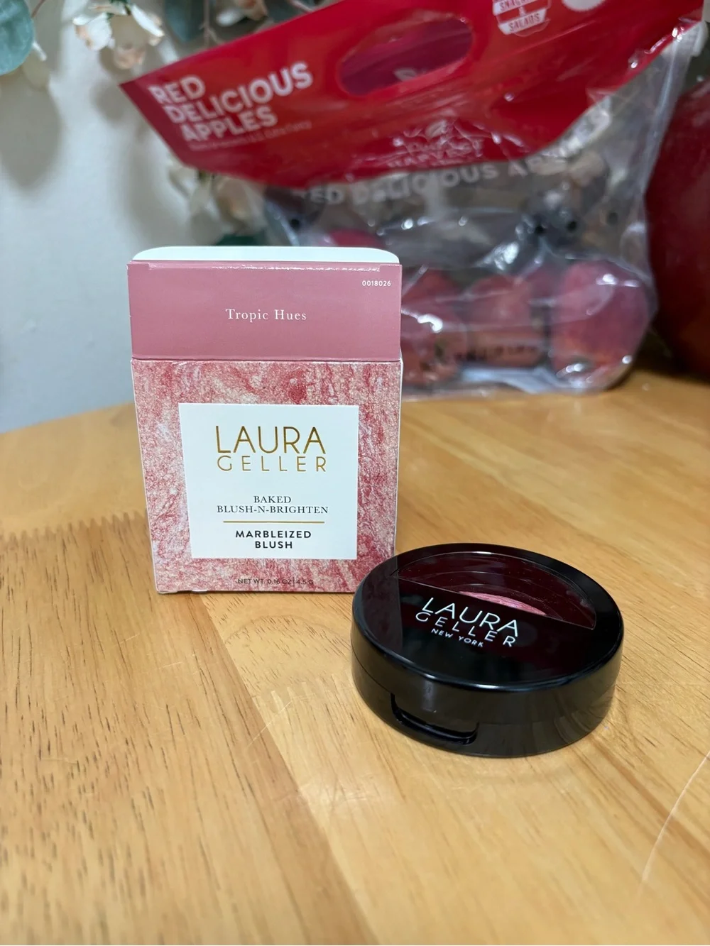 Laura Geller Baked Blush N Brighten Marbleized Blush In TROPIC HUES, 0.16oz,BNIB